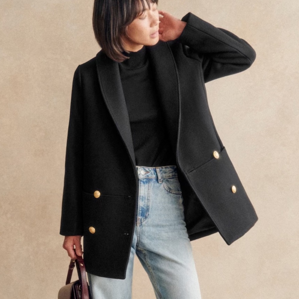 Sezane James Coat Size 38